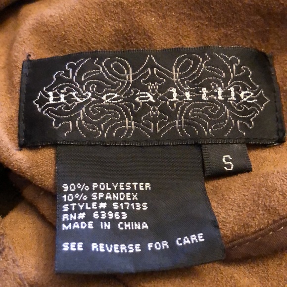 Live a Little Faux Suede Moto Distressed Jacket - Picture 8 of 9